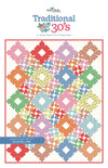 SALE Traditional 30's 5" Stacker Bundle Floral Fabric - 5-18240-42 - 42-piece Precut - Riley Blake Quilting Cotton Fabric