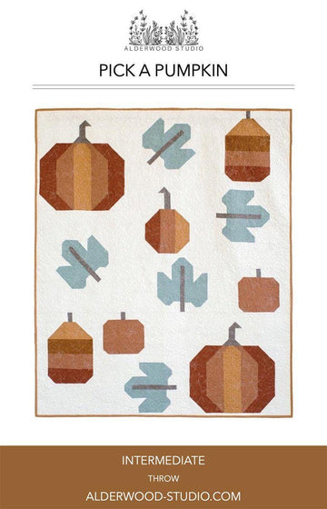 Pick a Pumpkin Quilt PATTERN Halloween Pattern - Riley Blake INSTRUCTIONS Only