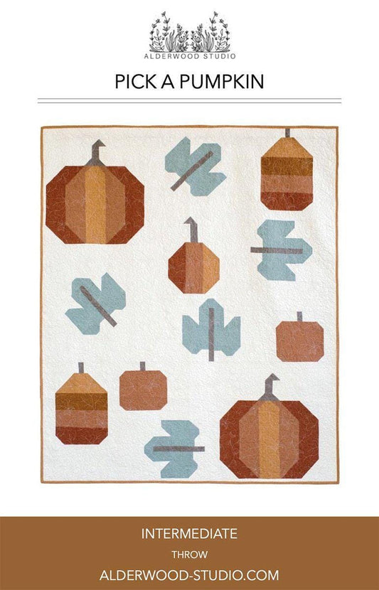 Pick a Pumpkin Quilt PATTERN Halloween Pattern - Riley Blake INSTRUCTIONS Only