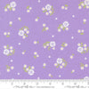 Image of Joysome Hand Picked Lavender quilting cotton fabric by Corey Yoder for Moda Fabrics. Features flowers on a purple background. Cute Little Fabric Shop.