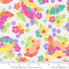Image of Joysome Flower Fields Cloud quilting cotton fabric by Corey Yoder for Moda Fabrics. Features flowers on a white background. Cute Little Fabric Shop.