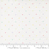 Image of Joysome Tiny Peel Cloud quilting cotton fabric by Corey Yoder for Moda Fabrics. Features tiny xs on a white background. Cute Little Fabric Shop.