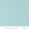 Image of Joysome Tiny Peel Sky quilting cotton fabric by Corey Yoder for Moda Fabrics. Features tiny xs on a blue background. Cute Little Fabric Shop.