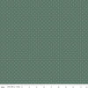 Image of Where the Wild Flowers Area Dots Sage quilting cotton fabric by Judi Madsen for Riley Blake Designs. Features polka dots on a green background. Cute Little Fabric Shop.
