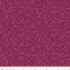Image of Where the Wild Flowers Area Whimsy Fuchsia quilting cotton fabric by Judi Madsen for Riley Blake Designs. Features flowers on a purple background. Cute Little Fabric Shop.