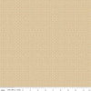 Image of Where the Wild Flowers Area Buttons Vanilla quilting cotton fabric by Judi Madsen for Riley Blake Designs. Features polka dots on a beige background. Cute Little Fabric Shop.