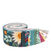 SALE Where the Wild Flowers Are 2.5" Rolie Polie Floral Fabric - RP-18250-40 - 40-Piece Precut - Riley Blake Quilting Cotton Fabric