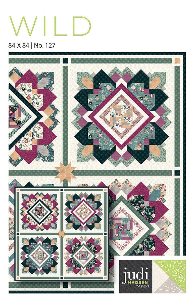 Square Pattern Theme Judi Madsen Designs Wild Quilt PATTERN Square Quilt Pattern - Riley Bl ...
