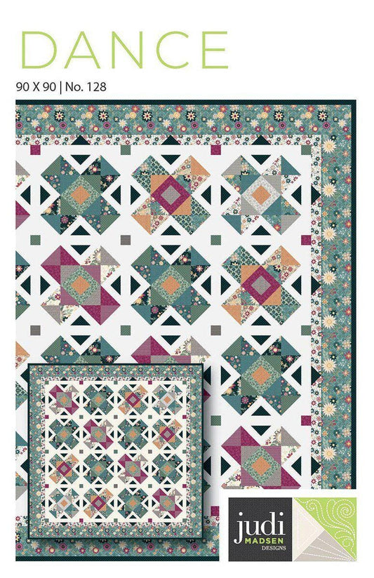SALE Judi Madsen Designs Dance Quilt PATTERN Square Quilt Pattern - Riley Blake INSTRUCTIONS Only