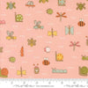 Image of Bug Collector The Bugs Blush quilting cotton fabric by Sweetwater for Moda Fabrics. Features insects on a pink background. Cute Little Fabric Shop.