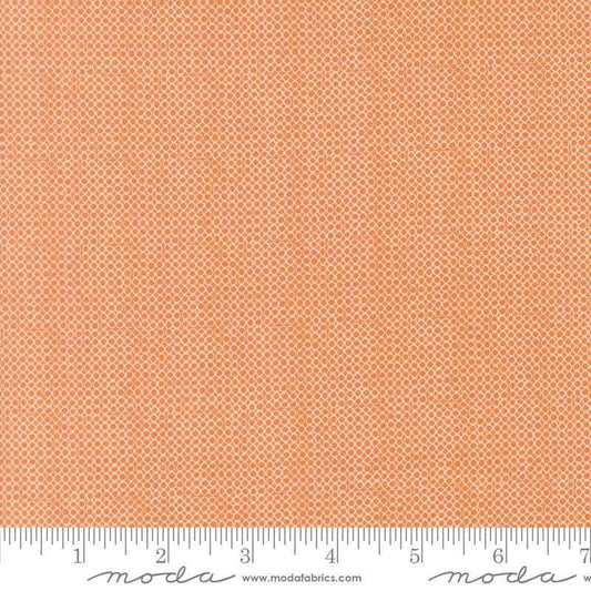 Image of Bug Collector Bug Net Orange quilting cotton fabric by Sweetwater for Moda Fabrics. Features circles on an orange background. Cute Little Fabric Shop.