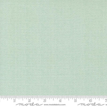 Image of Bug Collector Bug Net Sky quilting cotton fabric by Sweetwater for Moda Fabrics. Features circles on a blue background. Cute Little Fabric Shop.