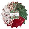 Christmas Time 5" Stacker Christmas Fabric - 5-17820-42 - 42-Piece Precut - Riley Blake Quilting Cotton Fabric