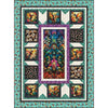 Flight of the Hummingbird Hummingbird Lane Quilt Kit Stained Glass Fabric - 7199A - QT Fabrics Quilting Cotton Fabric