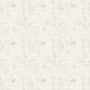 Image of Drawn to Create Doodles Light Gray quilting cotton fabric by Eulalia Mejia for QT Fabrics. Features scribbles on a white background. Cute Little Fabric Shop.