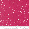 Image of Makers Delight Trimmings Shocking Pink by Chrissy Lux for Moda Fabrics. Features triangles on a pink background. Cute Little Fabric Shop.
