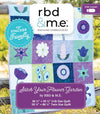SALE Machine Embroidery Stitch Your Flower Garden PATTERN Precut Friendly Pattern - ME100SFG26R3 - Riley Blake INSTRUCTIONS Only