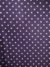 SALE White on Iris C670 Flat Swiss Dots - Riley Blake Designs - Polka Dot - Quilting Cotton Fabric