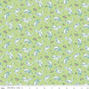 Image of Traditional 30's Geese Green quilting cotton fabric by Lindsay Wilkes for Riley Blake Designs. Features birds on a green background. Cute Little Fabric Shop.