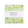 SALE Traditional 30's 5" Stacker Bundle Floral Fabric - 5-18240-42 - 42-piece Precut - Riley Blake Quilting Cotton Fabric