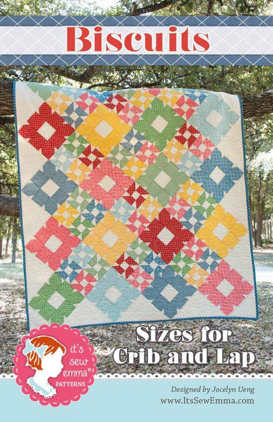 SALE It's So Emma Biscuits Quilt PaTTERN Multiple Sizes Pattern - P051-ISE-162 - Riley Blake INSTRUCTIONS Only