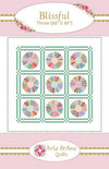 SALE Aria & Ava Quilts Blissful Quilt PATTERN Precut Friendly Pattern - Riley Blake INSTRUCTIONS Only