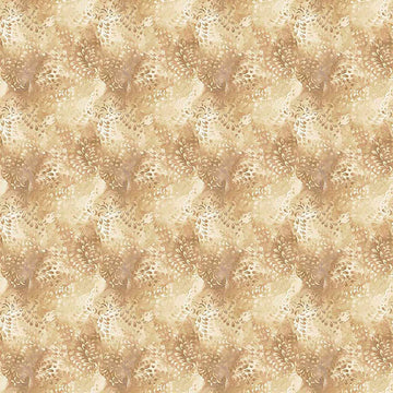 Image of Dreamweaver Blender Tan quilting cotton fabric by Morris Creative Group for QT Fabrics. Features an abstract pattern on a beige background. Cute Little Fabric Shop.