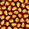 Image of QT Foodies Potatoes Brick quilting cotton fabric by Morris Creative Group for QT Fabrics. Features potatoes on a red background. Cute Little Fabric Shop.