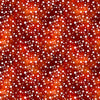 Image of QT Foodies Confetti Dots Cayenne quilting cotton fabric by Morris Creative Group for QT Fabrics. Features polka dots on a red background. Cute Little Fabric Shop.