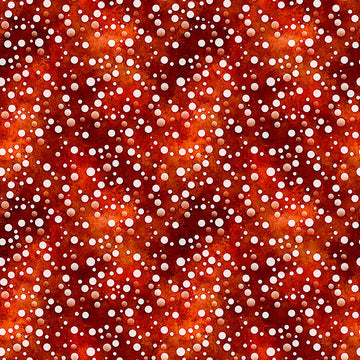 Image of QT Foodies Confetti Dots Cayenne quilting cotton fabric by Morris Creative Group for QT Fabrics. Features polka dots on a red background. Cute Little Fabric Shop.