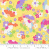 Image of Joysome Flower Fields Sunshine quilting cotton fabric by Corey Yoder for Moda Fabrics. Features flowers on a yellow background. Cute Little Fabric Shop.