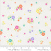 Image of Joysome Hand Picked Cloud quilting cotton fabric by Corey Yoder for Moda Fabrics. Features flowers on a white background. Cute Little Fabric Shop.