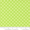 Image of Joysome Charming Check Honeydew quilting cotton fabric by Corey Yoder for Moda Fabrics. Features a geometric pattern on a green background. Cute Little Fabric Shop.