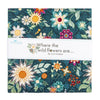 SALE Where the Wild Flowers Are 10" Stacker Floral Fabric - 10-18250-42 - 42-Piece Precut - Riley Blake Quilting Cotton Fabric