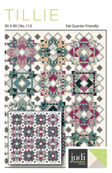 SALE Judi Madsen Designs Tillie Quilt PATTERN Precut Friendly Pattern - Riley Blake INSTRUCTIONS Only