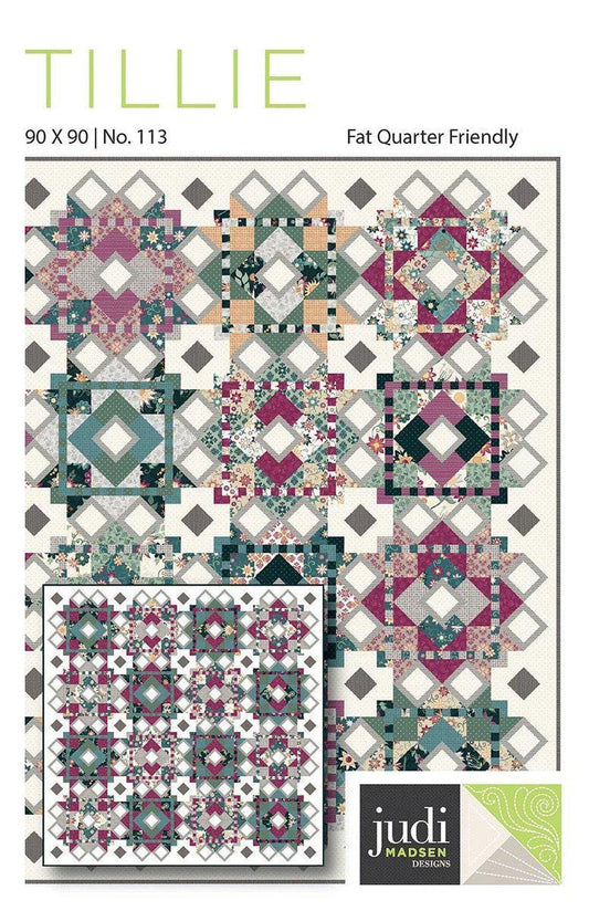 SALE Judi Madsen Designs Tillie Quilt PATTERN Precut Friendly Pattern - Riley Blake INSTRUCTIONS Only