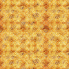 Image of Daisy Delights Bee Blender Orange quilting cotton fabric by Morris Creative Group for QT Fabrics. Features hexagons on an orange background. Cute Little Fabric Shop.