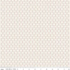 Image of Hush Hush 6 Toweling Off White quilting cotton fabric by assorted designers for Riley Blake Designs. Features a geometric pattern on a cream background. Cute Little Fabric Shop.