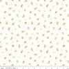Image of Hush Hush 6 Tiny Wonders White quilting cotton fabric by assorted designers for Riley Blake Designs. Features plants on a white background. Cute Little Fabric Shop.
