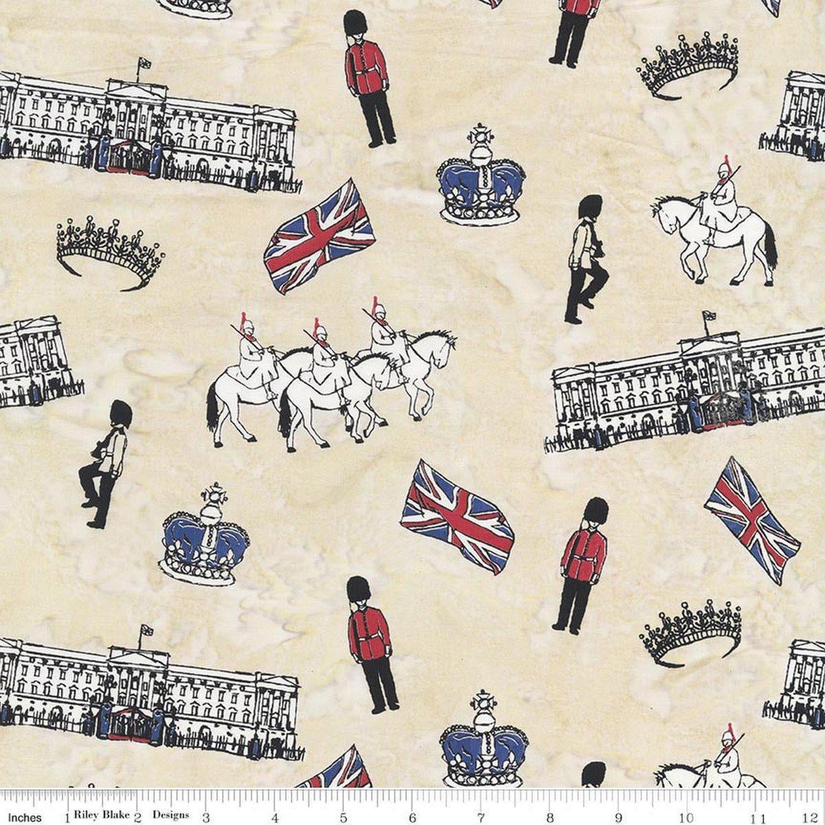 SALE Batiks Around the World London Toasted Almond Cream British Fabri ...