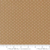 Image of Bug Collector Dot Dot Dot Stone quilting cotton fabric by Sweetwater for Moda Fabrics. Features circles on a brown background. Cute Little Fabric Shop.