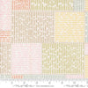 Image of Bug Collector In The News Cloud quilting cotton fabric by Sweetwater for Moda Fabrics. Features words on a white background. Cute Little Fabric Shop.