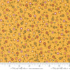 Image of Bug Collector Meadow Sunshine quilting cotton fabric by Sweetwater for Moda Fabrics. Features flowers on a yellow background. Cute Little Fabric Shop.