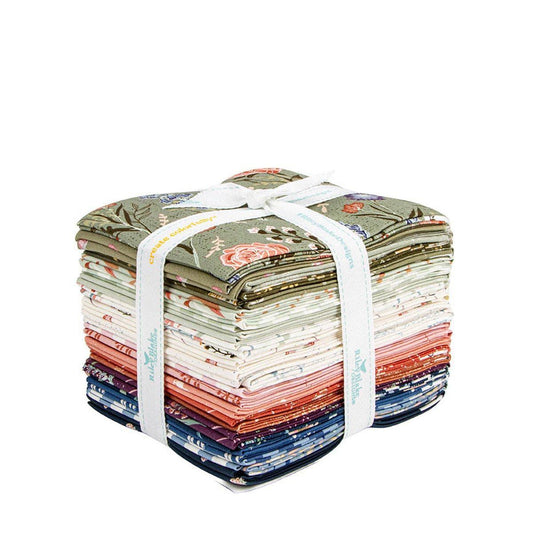 SALE Hedgerow Haven Fat Quarter Bundle Floral Fabric - FQ-17990-24 - 24-Piece Precut - Riley Blake Quilting Cotton Fabric