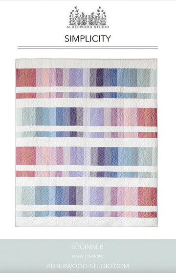 SALE Simplicity Quilt PATTERN Beginner Friendly Pattern - Riley Blake INSTRUCTIONS Only