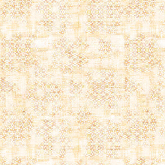 Image of Udderly Adorable Tonal Flower Cream quilting cotton fabric by Morris Creative Group for QT Fabrics. Features flowers on a cream background. Cute Little Fabric Shop.
