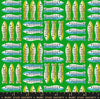 Image of 1 800 Calico Little Sardines Verdant quilting cotton fabric by Alexia Abegg of Ruby Star Society for Moda Fabrics. Features fish on a green background. Cute Little Fabric Shop.