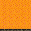 Image of 1 800 Calico Sprout Cheddar quilting cotton fabric by Alexia Abegg of Ruby Star Society for Moda Fabrics. Features flowers on an orange background. Cute Little Fabric Shop.