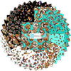 Flight of the Hummingbird 10" Stacker Floral Fabric - 10SQ FLHB 6PKF - 42-Piece Precut - QT Fabrics Quilting Cotton Fabric