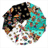 Flight of the Hummingbird Fat Quarter Bundle Floral Fabric - FATQU FLHB 3PKF - 12-Piece Precut - QT Fabrics Quilting Cotton Fabric